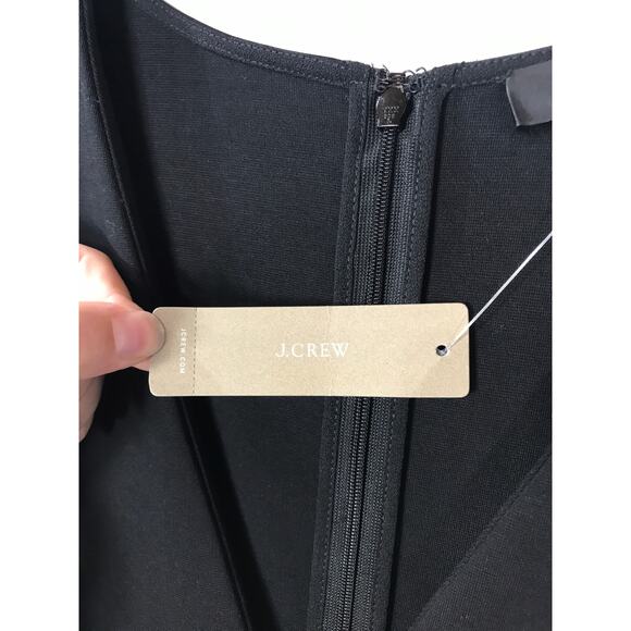 New J. Crew 365 Women's 10 Black Ponte Sheath Dress Office Work Date Night - Picture 4 of 13